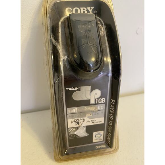 Coby 1 GB MP3 Audio Player 500 Songs Clip 1G Sealed Vintage Y2K 2007 - Picture 5 of 7